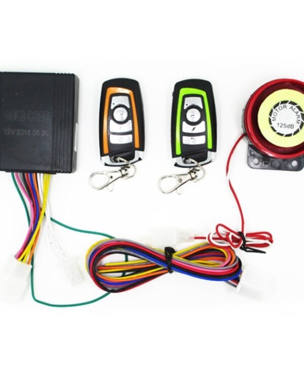 Motorcycle Waterproof Security Alarm System with Two Remote Control