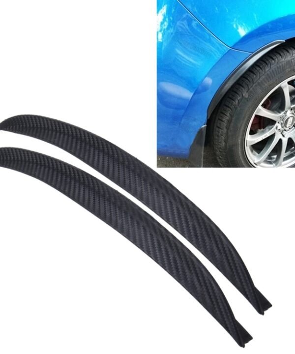 2 PCS Car Auto Rubber Fender Guard Protection Strip Scratch Protector Sticker, Size: 34*2cm