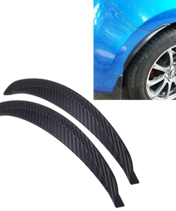 2 PCS Car Auto Rubber Fender Guard Protection Strip Scratch Protector Sticker, Size: 24*2cm