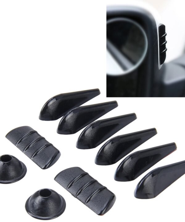 10 PCS Car Exterior Rubber Noise-cancelling Airflow-adjusting Kit