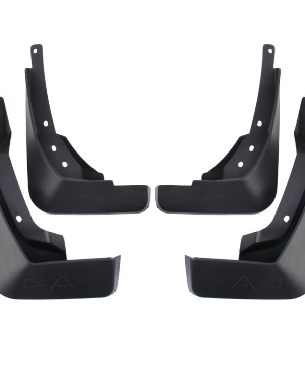 4 PCS Car Auto Semi-Rigid PVC Splash Flaps Mudguards Fender Guard for Audi A4L 2016 Version