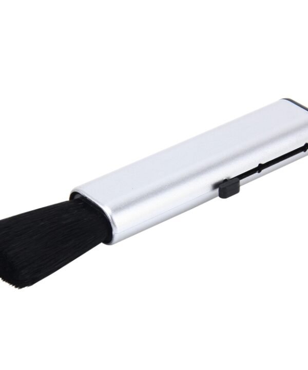 Car Portable Scalable Nylon Cleaning Brush with ABS Handle, 1PCS+Silver, 1PCS+Black