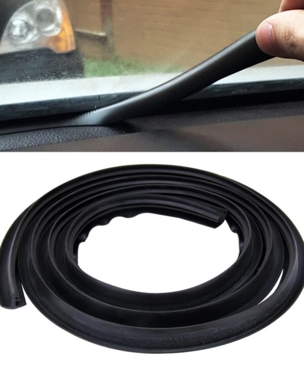 1.5m Car Instrument Desk Decorative Strip Rubber Chrome Decoration Strip  Seal