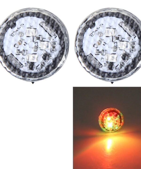 2 PCS Car Door Anti-collision Warning Strobe Light (Red Light), Colorful Light, Yellow Light, Red Light, Blue Light