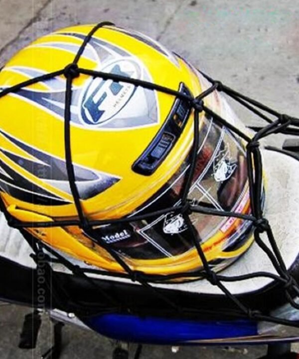 Motorcycle Nylon Fix Net with 6 Hooks, Size:30×30cm