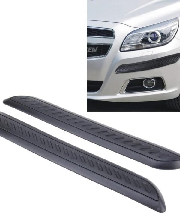 2 PCS Universal Car Auto Rubber Body Bumper Guard Protector Strip Sticker