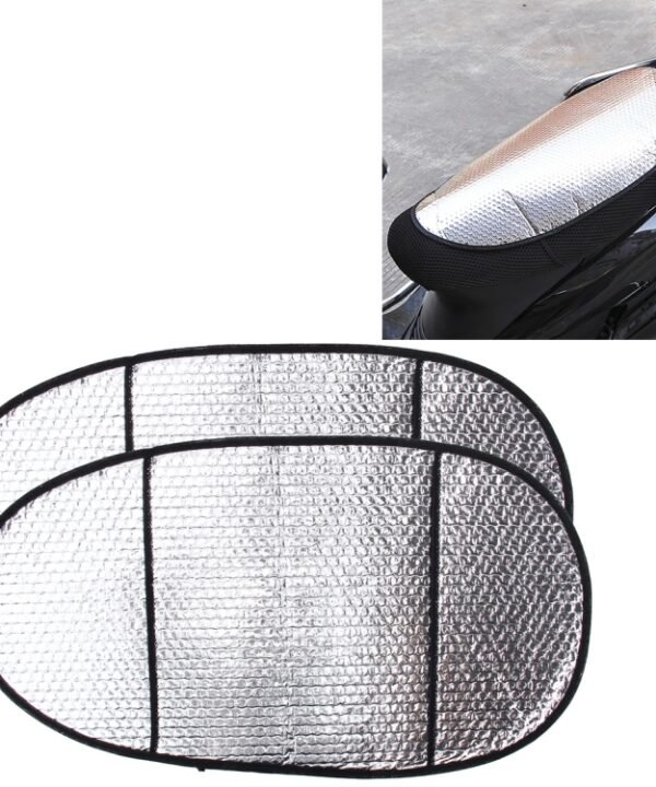 10 PCS Motorcycle Electric Car Sun Cushion Pad Heat Reflective Sheet Aluminum Sheet Sun Shade Car Mats