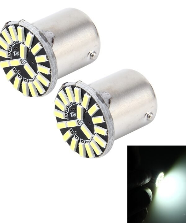 2 PCS 1156/BA15S 1W 50 LM 6000K Car AutoTurn Light with 19 SMD-4014 LED Lamps, DC 12V, 1156/BA15S 1W