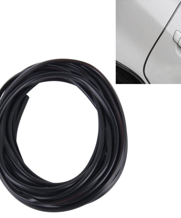 5m Car Decorative Strip PVC Chrome Decoration Strip Door Seal Window Seal, Black, Grey, Blue, Red, Transparent, White