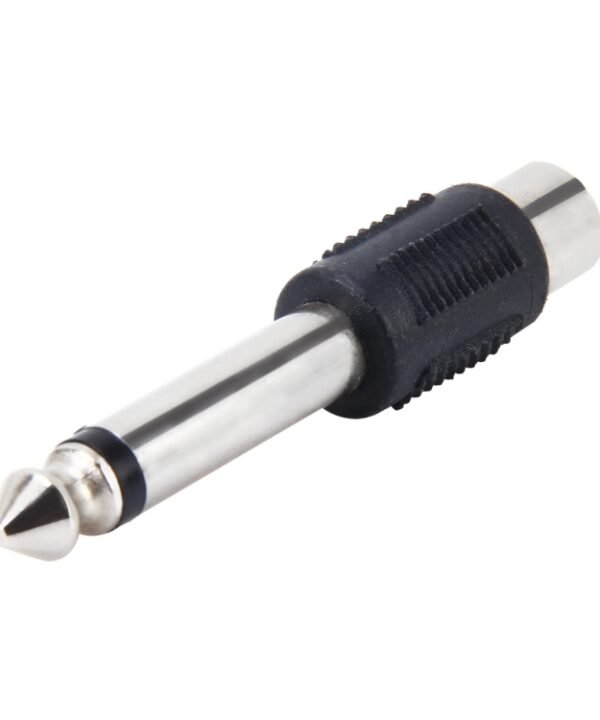 6.35mm to RCA Male to Female Plug Stereo Audio Adapter