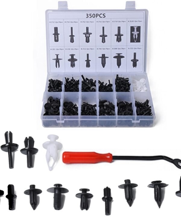 350 PCS Universal Car Retainer Clips Assortment Car Panel Trim Plastic Fasteners Rivet Clips Set