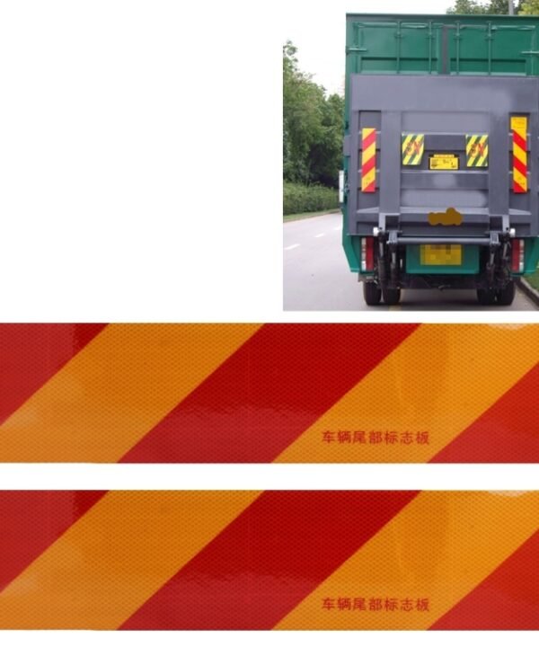 2 PCS Car Auto 56cm × 13cm Rear Warning Sign Sticker For Truck and Van