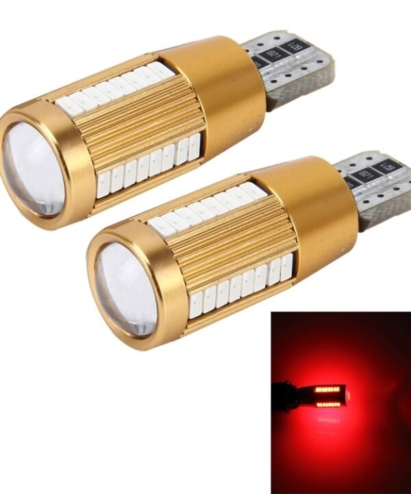 2 PCS T10 2W 180 LM 5500K Constant Current Car Clearance Light with 38 SMD-3014 Lamps, DC 12-16V, 38 SMD-3014 Lamps, T10+2W Blue Light