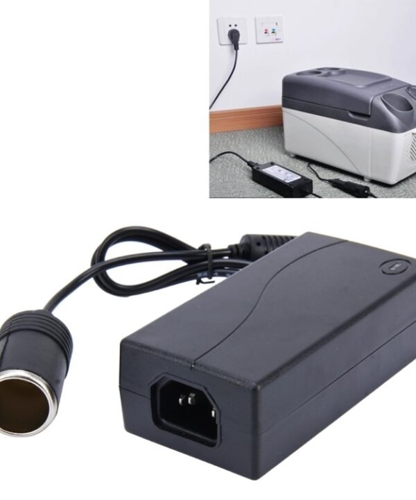60W Vehicle Power Inverters 110V-240V AC/DC to 12V DC with Car Cigarette Lighter Socket Adapter Converter Vehicle Amplifier Power, Output: DC 12V 5A, EU Plug