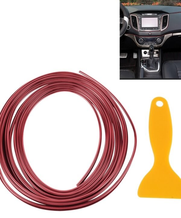 5m Flexible Trim For DIY Automobile Car Interior Exterior Moulding Trim Decorative Line Strip with Film Scraper