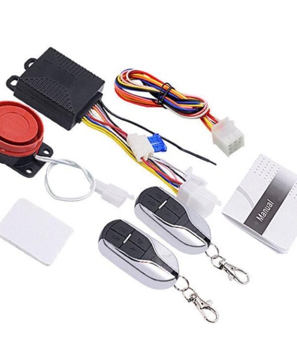 Motorcycle Smart Unidirectional Security Alarm System with Remote Control / Key