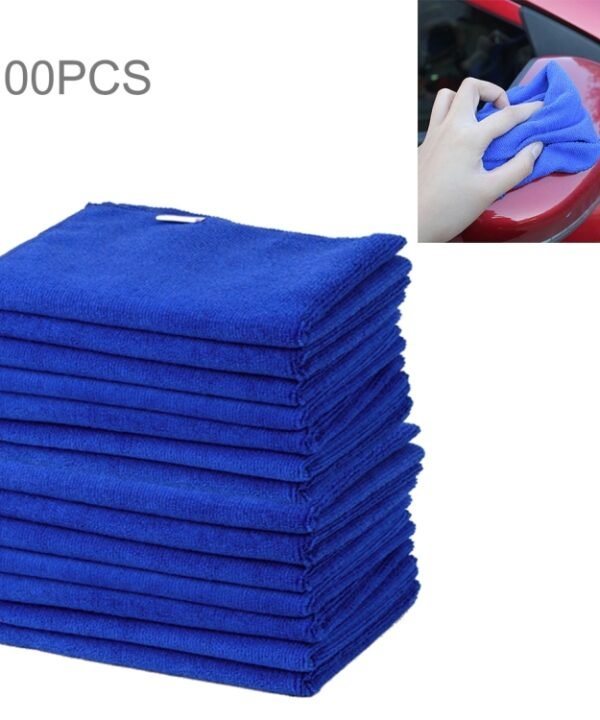100 PCS 30cm × 30cm Quick Dry Towels Cleaning Cloth Car Detailing Care Towels