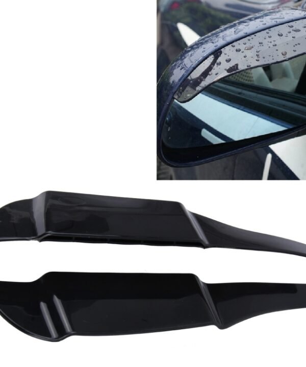 2 PCS Car Auto Universal Rubber Reversing Rearview Mirror Rain Baffle Plate, Rain Baffle Plat