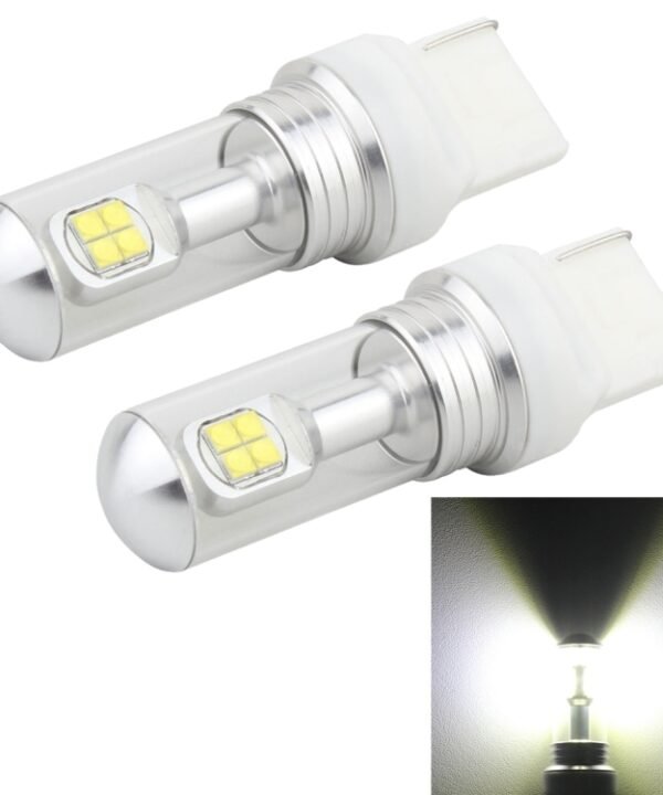 2 PCS 7440 40W 800 LM 6000K Car Turn Light Backup Light Brake Light with 8 CREE Lamps, DC 12V, 7440
