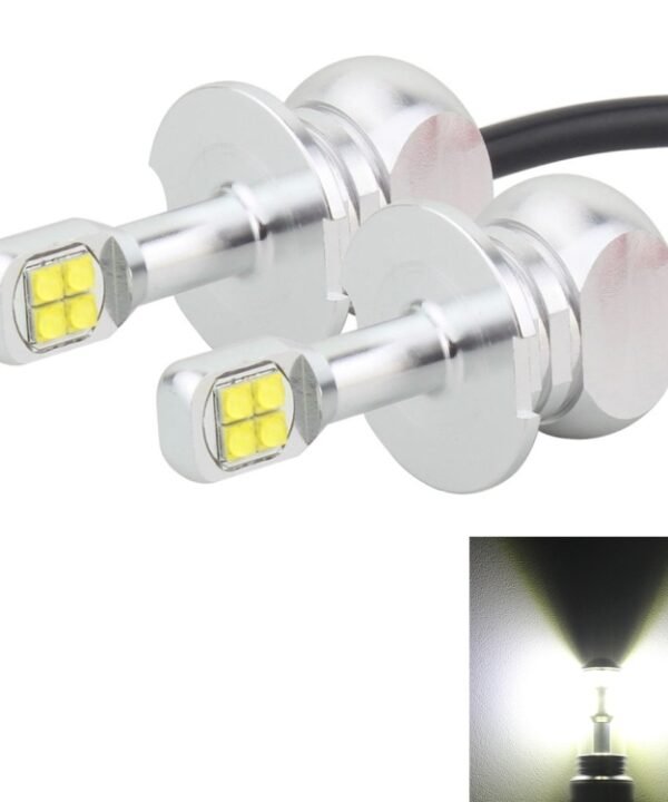 2 PCS  H3 40W 800 LM 6000K 8 CREE LEDs Car Fog Lights, DC 12V, H3