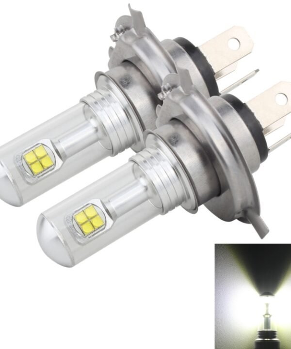 2 PCS  H4 40W 800 LM 6000K 8 CREE LEDs Car Fog Lights, DC 12V, H4