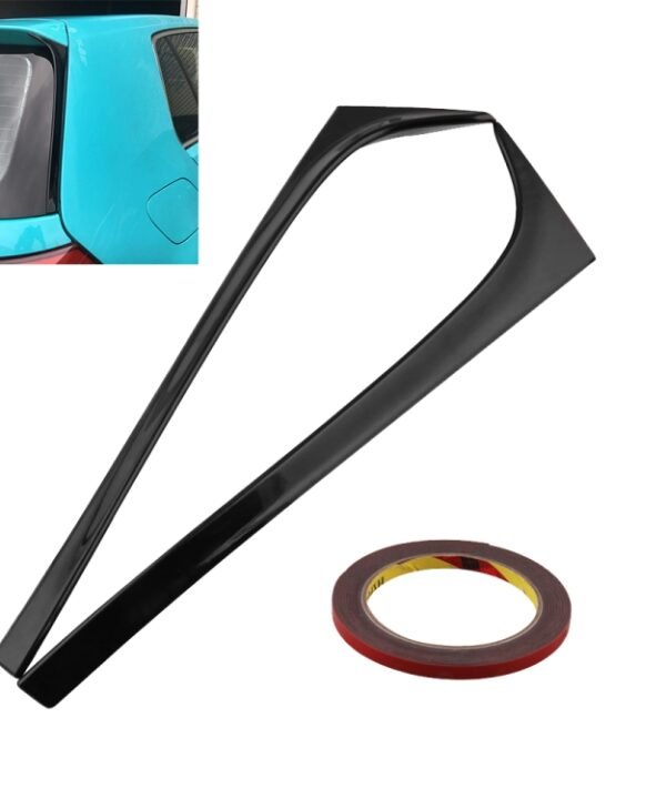 Car-styling ABS Gloss Black Rear Wing Side Spoiler Lip for Volkswagen Golf 7 MK7 2014-2017