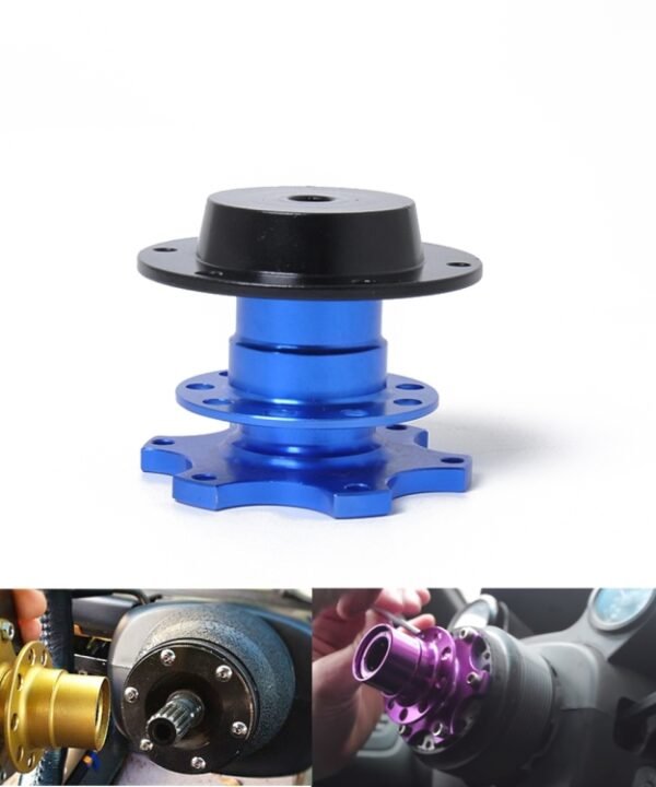 Universal Aluminum Car Steering Wheel Quick Release HUB Racing Adapter Snap Off Boss Kit