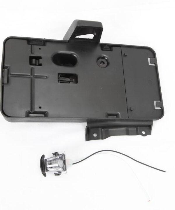 Car Tail Rear License Plate Frame Number Holder Mounting Bracket with Light for Jeep Wrangler JK 2007-2017