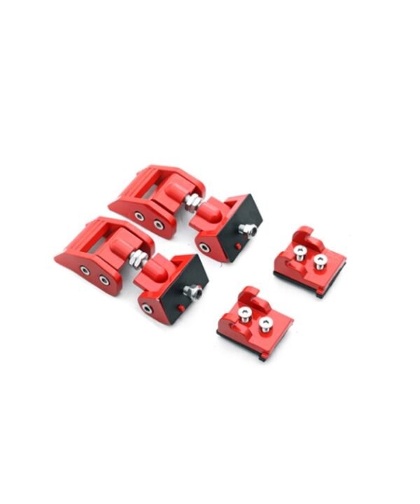 2 PCS Car Latch Locking Catch Buckle Engine Cover for Jeep Wrangler JK 2007-2017, Jeep Wrangler JK 2007-2017 (Red), Jeep Wrangler JK 2007-2017 (Black)