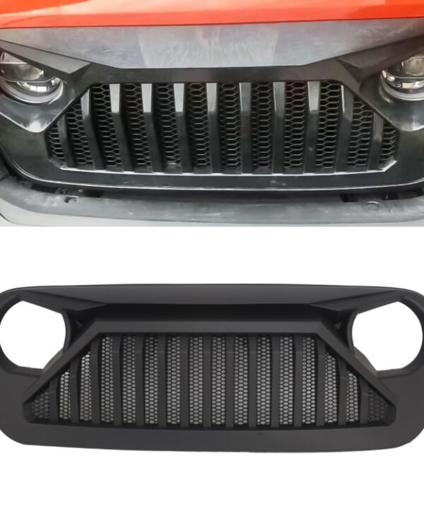 Car Front Racing Front Grille Grid Insect Net for Jeep Wrangler JL 2018
