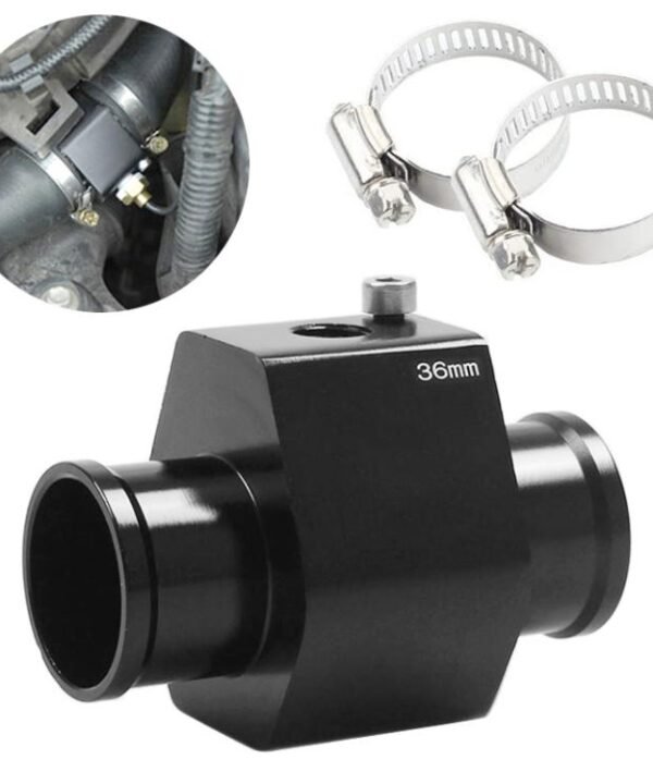 Car Water Temperature Meter Temperature Gauge Joint Pipe Radiator Sensor Adaptor Clamps for Honda, Size: 34mm, 36mm (Black), 38mm (Black), 40mm (Black), 28mm (Black), 30mm (Black), 32mm (Black), 34mm (Black)