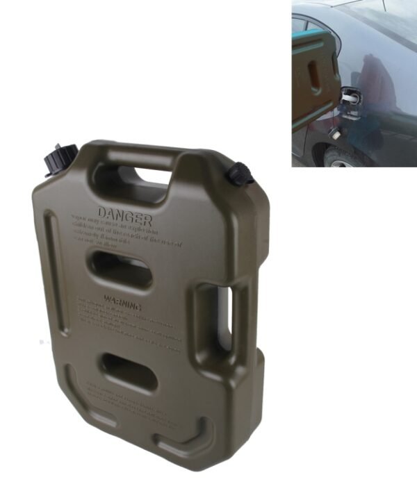 Gasoline Fuel Tanks Plastic 2.6 Gallon 10 Litres Auto Shut Off Fuel Cans Oil Container Emergency Backup
