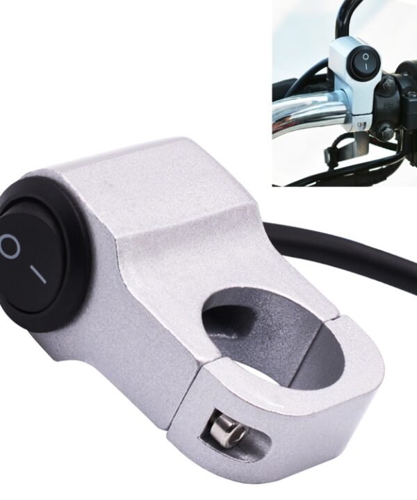Motorcycle Headlight Auxiliary Light Aluminum Alloy Switches with Lock