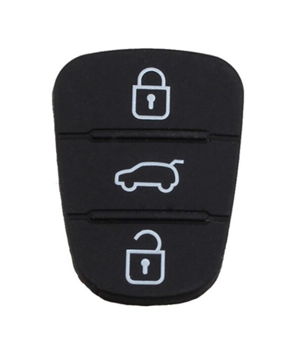 Replacement 3 Buttons Silicone Pad for Hyundai / Kia Car Key Shell, without Battery