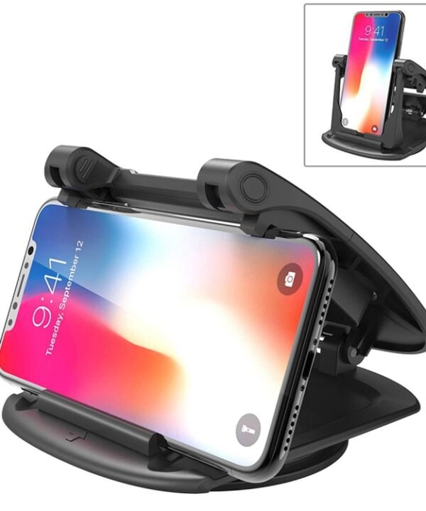 Car Center Console Dashboard Mobile Phone Holder for 3.5-6.5 inches Cellphone