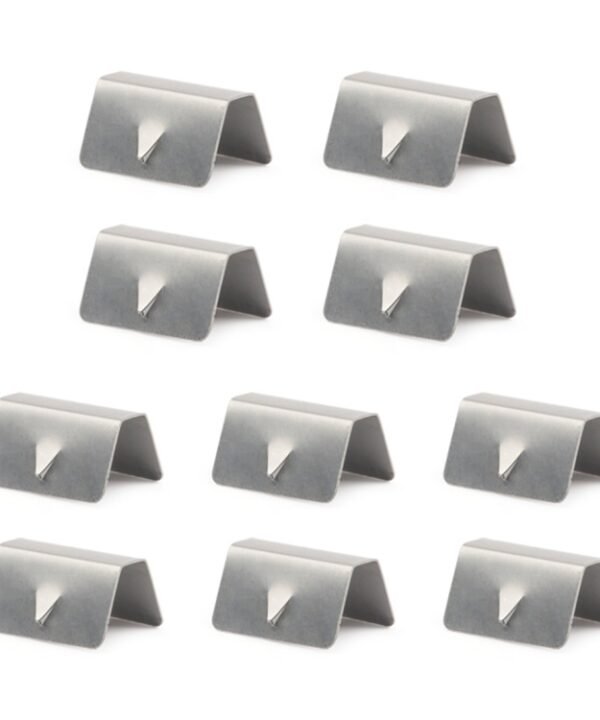 10 PCS Car Windshield Clip Wind / Rain Deflector Channel Metal Buckle for Heko G3