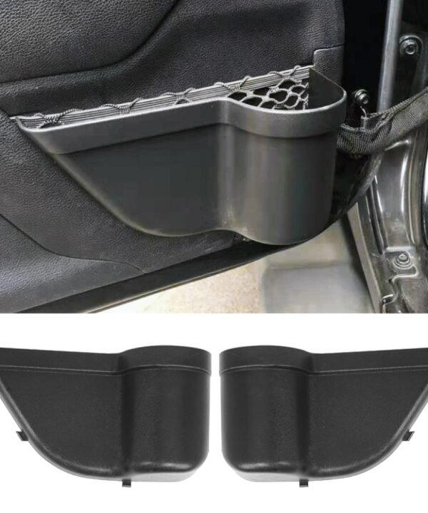 2 PCS Car Door Cup Holder Auto Storage Box Multi-use Tools Organizer Boxes for Jeep Wrangler JK 2011-2017
