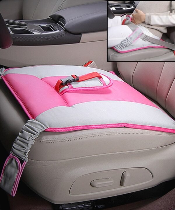 Car Safety Seat Protective Pad with Clip Back Abdominal Belt for Pregnant Woman