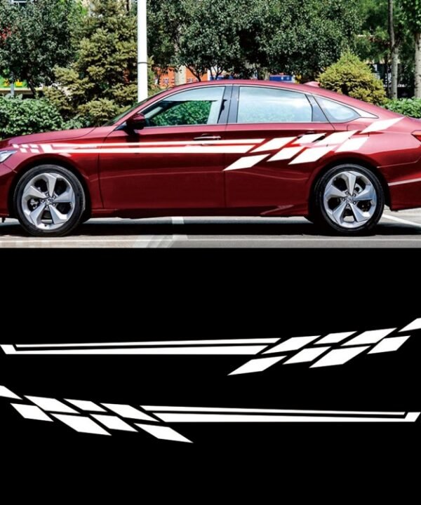 Car Styling Plaid Series PVC Sticker Auto Decorative Sticker, D-373