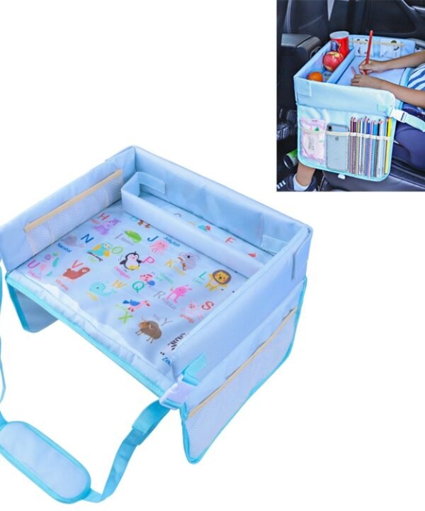 Children Waterproof Dining Table Toy Organizer Baby Safety Tray Tourist Painting Holder  (Pink Food), CRP0968A, CRP0968B, CRP0968C, CRP0968D, CRP0968E, CRP0968F
