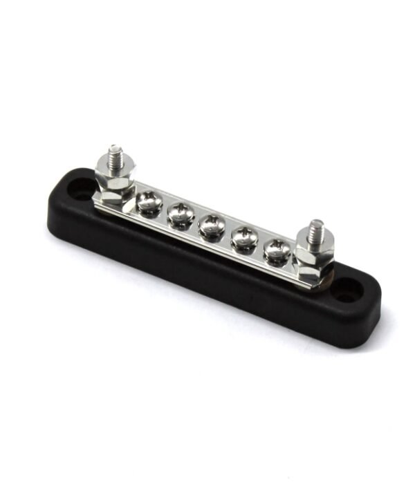 5 Way Power Distribution Bus Bar 5-bit Single Distribution Box for Car / RV / Boat