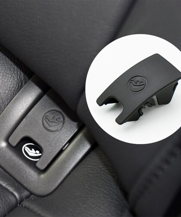 Car Rear Children Seat Isofix Cover for Audi A4 2009-2016, For Audi A4 2009-2016 (Black), For Audi A4 2009-2016 (Grey)