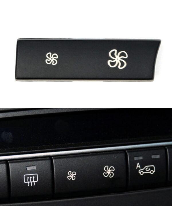 Car Wind Power Switch Air Conditioning Air Volume Button for BMW 5 Series 2011-2017 / 7 Series 2009-2015, Right High Configuration