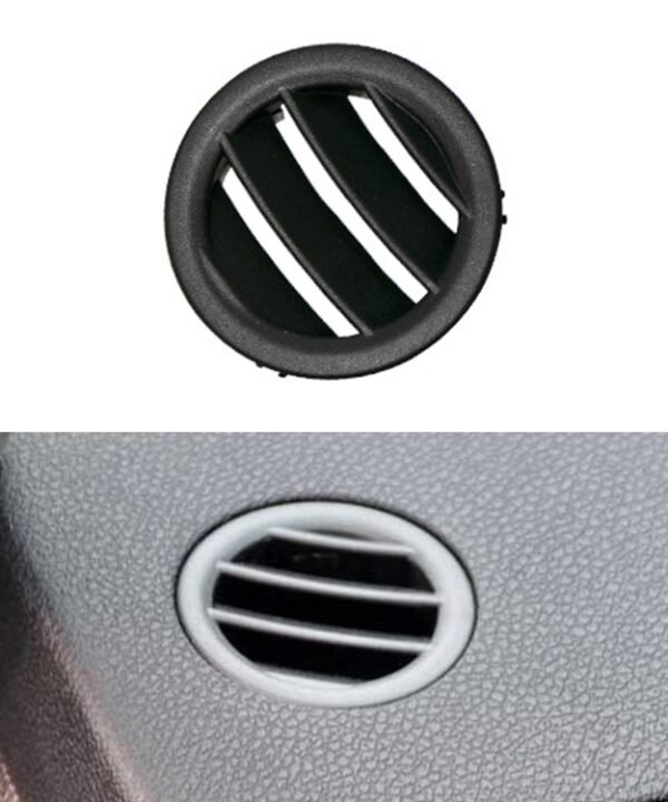 Car Left Side Dashboard Small Air Outlet Circular Air-conditioning Outlet for Mercedes-Benz C Class W204, Left Side for W204 (Black), Left Side for W204 (Brown)