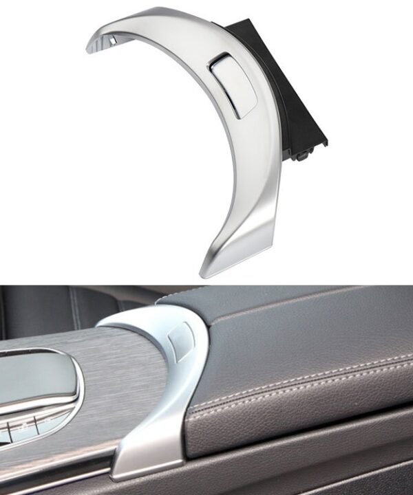 Car Armrest Box Switch Decorative Cover Armrest Button Frame for Mercedes-Benz W205 / W253