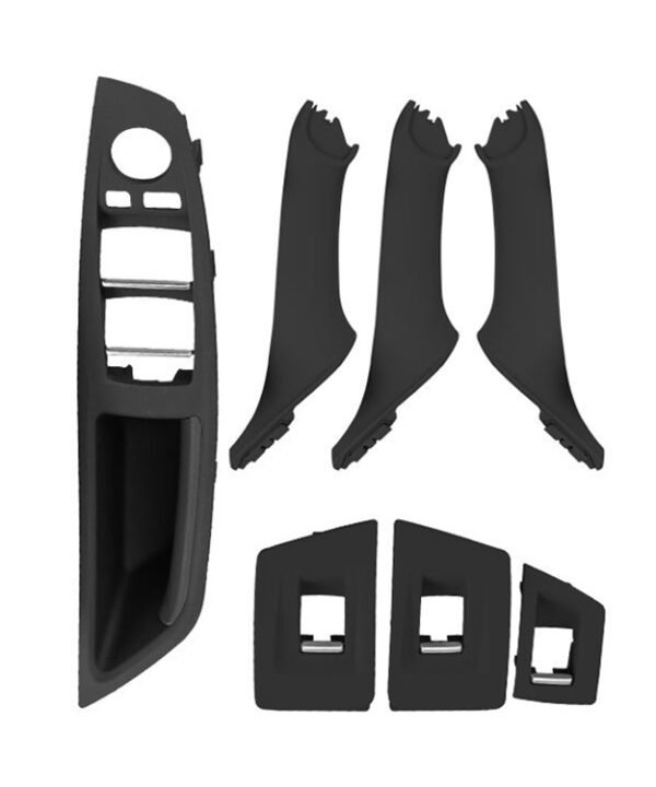 Car Standard Version Inside Doors Handle Pull Trim Cover 5141 7225 873 for BMW F10 F18, Left Driving, Standard Version (Black), Standard Version (Dark Coffee), Standard Version (Beige White), Standard Version (Grey), Standard Version (Beige)...