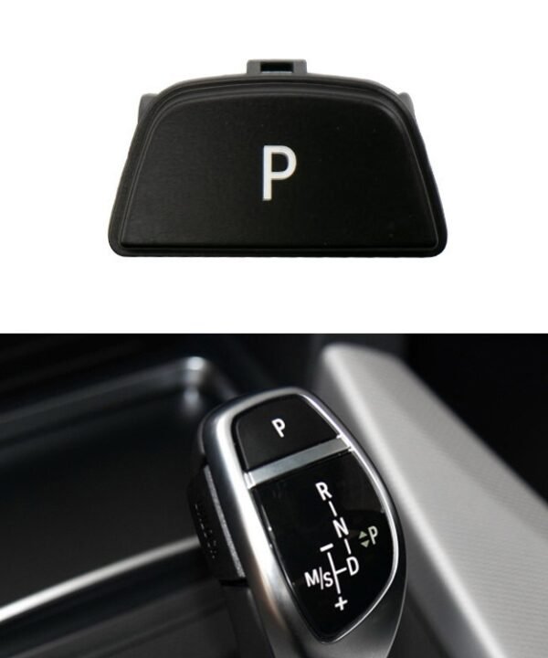 Car Gear Lever Auto Parking Button Letter P Cap for BMW X5 X6 2013-, Left Driving, For BMW X5 X6 2013-