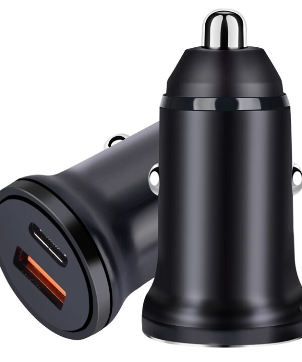 PD 20W USB-C / Type-C + QC 3.0 USB Interface Fast Charging Car Charger