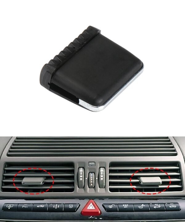 Car Left and Right Side Air Conditioning Exhaust Switch Paddle for Mercedes-Benz S Class W220 1998-2005, Left Driving, Left and Right Side (Black), Left and Right Side (Grey), Left and Right Side (Khaki), Left and Right Side (Beige)