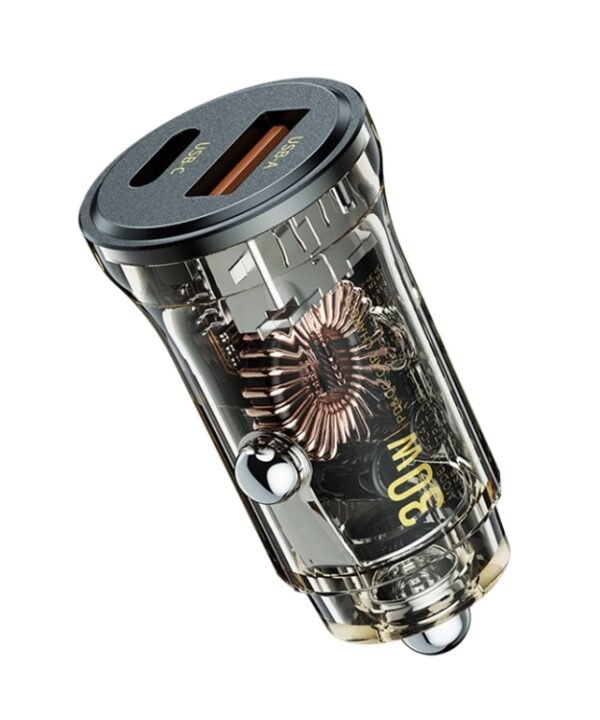 WK WP-C41 Vanguard Series 30W USB + Type-C Car Charger